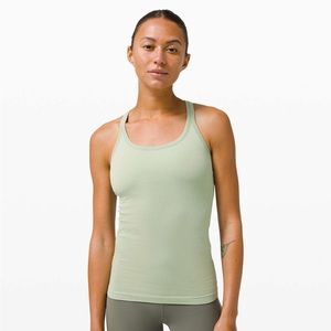 Lululemon Ebb To Street Tank in Green Fern
